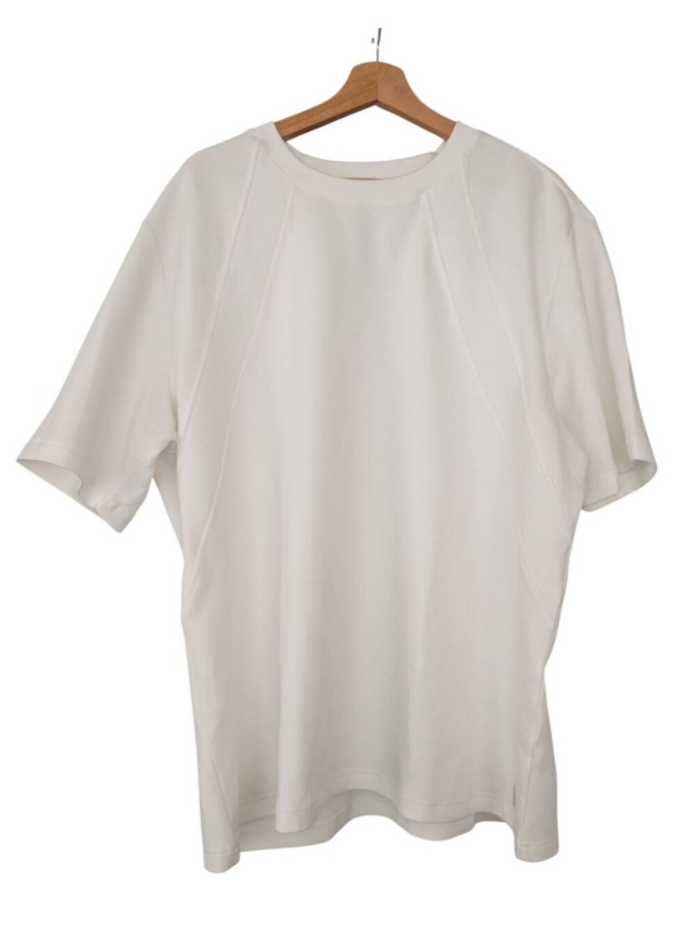 Fioboc White Performance T-Shirt Mens 3XL Short Sleeve Tech Panel Activewear